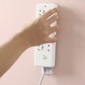 Self Adhesive Wall Mount Power Strip Sticker Adhesive Hook Wire Fixer Cable Organizer Extension Panel Holder Holder. 