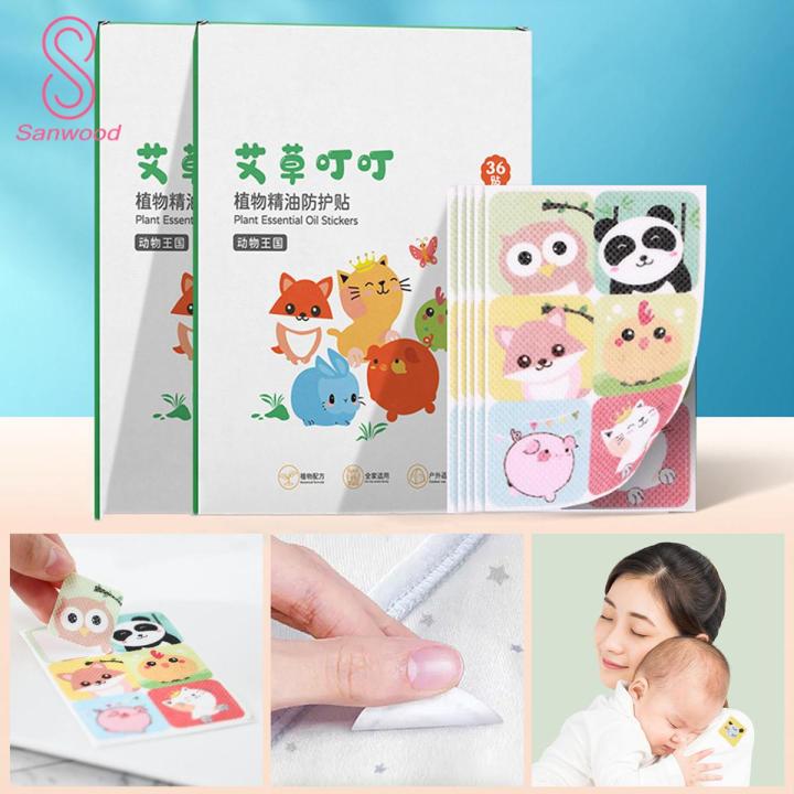 Essential Oil Patches Cartoon Patterns Children Natural Mosquito Stickers