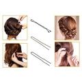 Black Invisible Hair  Wave Bobby Pins Grips 100 PCs. 