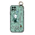 Cartoon Soft case Phone Case For OPPO A15 4G/A15S/A35 2021 Lanyard Anti-knock Kickstand Waterproof Silicone Anti-dust. 