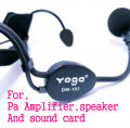 Yoga Headset Microphone DM-193 Lightweight, Secure Fit, Wired Mic. 