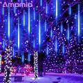 Led Outdoor Lights 8pcs Meteor Shower Rain Lights Stunning Outdoor Christmas Party Decorations for Southeast Asian Buyers Holiday Party Lights. 