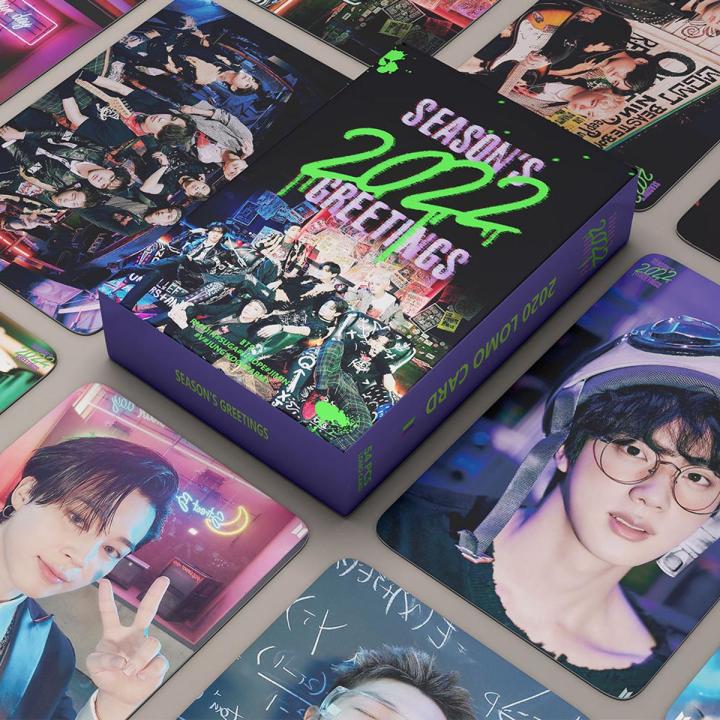 Linxx LINXX 55 Pcs BTS Album Lomo Card Kpop Photocard Postcard SEASON'S ...