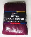 Dining Chair Covers - Pack of 6- Cotton Jersey - For Arm Less Chairs  by Knit that Fits. 
