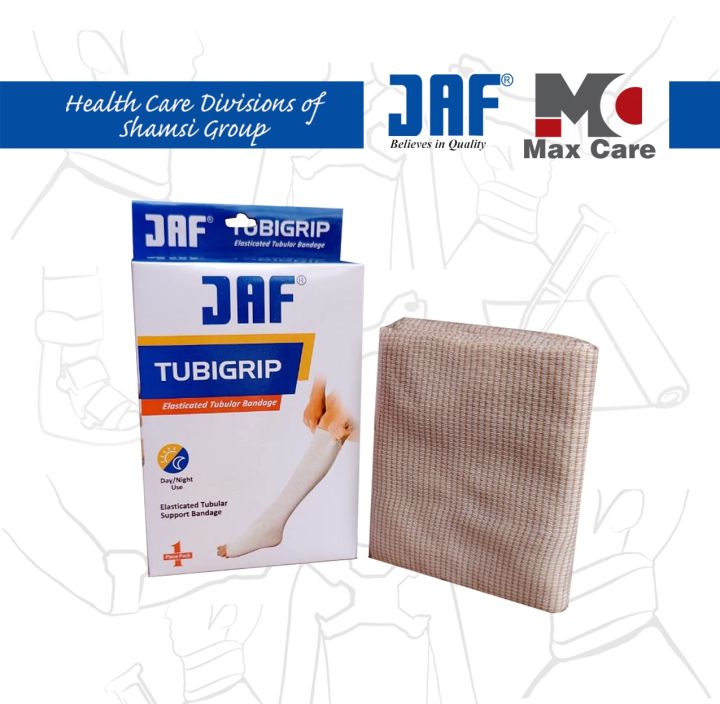 JAF Elasticated tubular bandage, Elasticated Support, Tubigrip, Grips