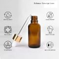 Amber 30ml Thick Glass Dropper Bottles for Perfume with Pipette Container Essential Oil Refillable Drop Container. 