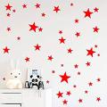 WallsArtstore pack 100 Stars sticker for room decoration wall decoration stars kids bedroom wallpaper stickers. 