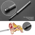 Ear Wax Cleaning Kit, 6 Pcs Ear Pick Tools, Wax Removal Kit, Ear Cleaning Tool Set, Spring Earwax Cleaner Tool for Children and Adult Multicolor. 