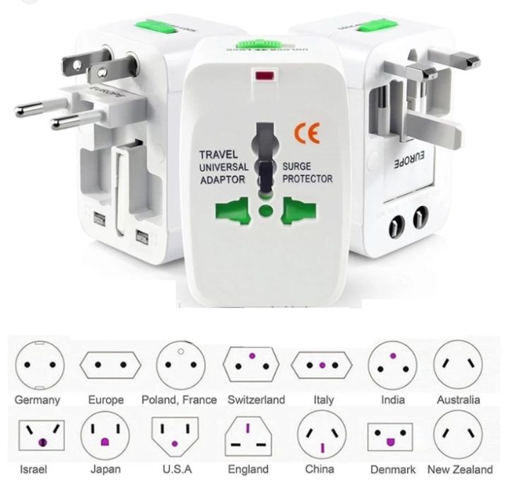 Electric Plug Power Socket Adapter International Travel Adapter Universal Travel Socket EU UK US AU