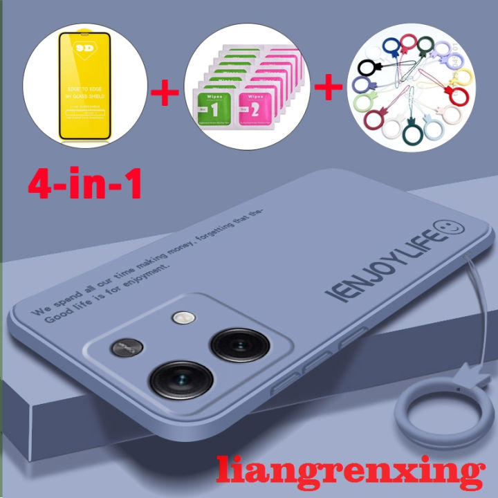 Casing Redmi Note 13 4G 2023 Redmi Note 13 Pro 5G phone case softcase liquid silicone protector smooth shockproof bumper cover new design ytmzm02