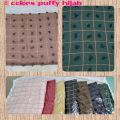 Puffy / Flower head Scarf Hijab long stoles for women four season stuff. 