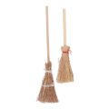 Mini Witch Broom, Widely Applicable Halloween Straw Craft for Role Plays. 