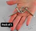 Twisted Nail Puzzle, Bundle of 1 pair Identical Puzzles, for Ages 13 and Older. 