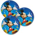 Mickey Mouse Paper Plates - 9 Inch - Mickey Mouse Themed Party - Blue - Boys - Pack Of 10. 