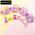 1 box of 4 small / mini erasers (1-3cm)  / fancy erasers / rubbers - stationery rubber for kids - girls and boys. 