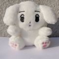 Kpop Idol Aespa WINTER Animal Doll Plush Doll Lying and Sitting Posture White Curry Dog Stuffed Toys. 
