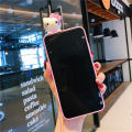 【BestGO】Cute Hello Kitty Phone Case For VIVO Y85 / VIVO V9 Pink Theme Kitty Cat Doll Silicone Phone Back Cover with Folding Stand and Lanyard. 