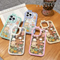 Chenyyka For Xiaomi Redmi Note 10 Pro Max Case Cartoon Cute Bear Little Monster Camera Lens Soft Clear Shockproof Phone Cases Silicone Protective Cover Creative Transparent Casing. 