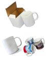 Plain White Tea or Coffee Mug For Sublimation Printing. 