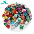 Green Home Square Mosaic Tiles Handmade Pre-cut Wide Applications Mosaic Glass Tiles. 