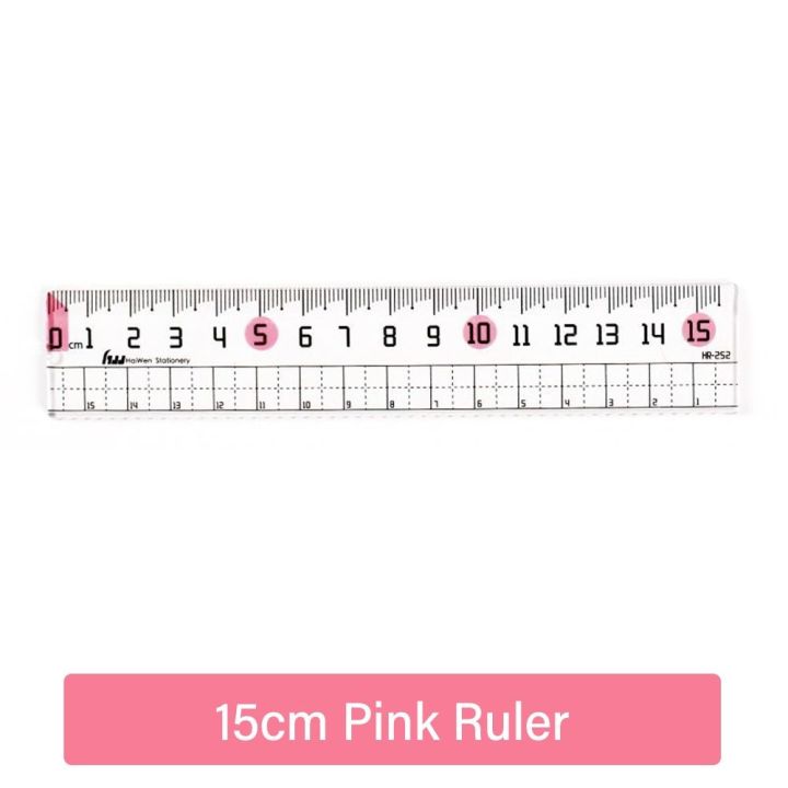 High Quality Transparent Ruler With Wavy Line Preventing Myopia Straight Rulers Plastic Scale Ruler School Office