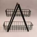 Kitchen Organizer,  1, 2 and 3 Tier Fruit and vegetables basket, Bread basket Made of Prime quality iron frame having powder coating on it.. 