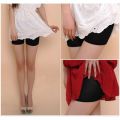 Women Soft Seamless Safety Pants Under Skirt Modal Ice Silk Breathable Shorts. 