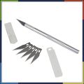 Metal Precision Paper Cutting Knife x-acto knife With 6 Spare Blades Pen Cutter. 