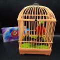 Musical Parrot with whistle Fun Sound Control Birds in Cage Toy for Kids. 