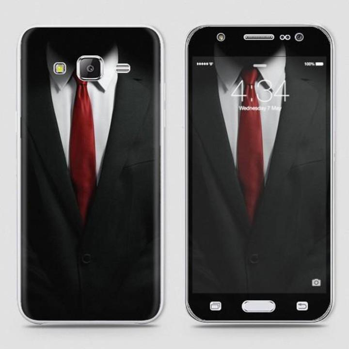 Samsung J7 2015 (J700/J7 Next/J7 Core) Skin - SkinLee HQ Vinyl Skin Wrap (Not Cover) - Hitman Costume - SKINLEE-537-2-26-3