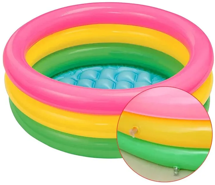61cm%20x%2022cm%20Inflatable%20Kids%20Pool%20Bath%20Tub%20Beach%20Swimming%20Pool%20Party%20for%20Kids%20-%20Image%209