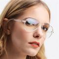 Fashion Personality PC Oval Optical Glasses For Women Men Retro Clear Mirror Eyeglasses Computer Transparent Frame. 
