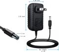 5V 2A Power Adapter, Dc 5V Power Cord with 8 Selectable Plug, Universal Power Adapter for Led Power Supply, CCTV Camera, BT Speaker, GPS, Webcam, Router - 2000mA Max. 