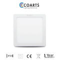 Surface downlight square, High quality square downlight, White downlight, Aluminum coated downlight, Indoor lightning, surface downlight square, COARTS, CLS-SQ-SMDL 24W - 3000K. 
