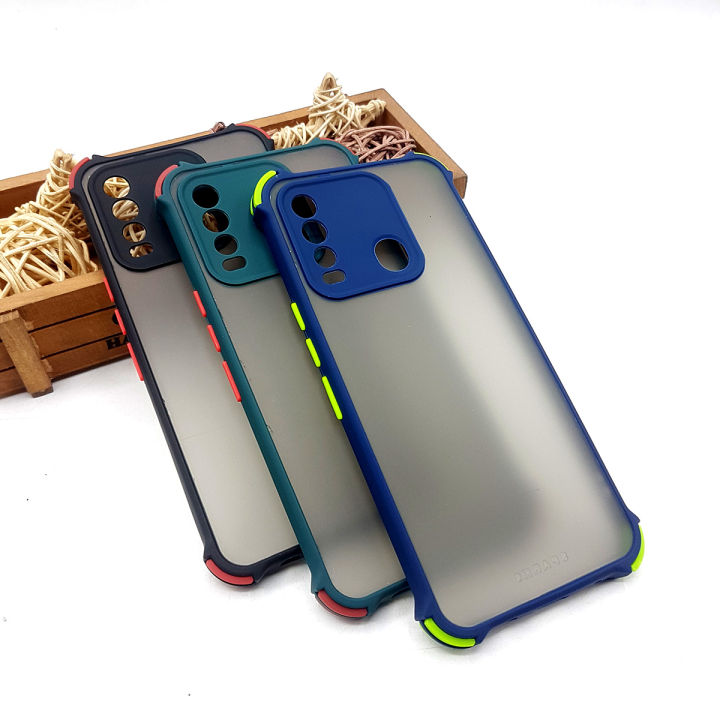 Tecno%20Spark%208%20Smoky%20Matte%20Bumper%20Armor%20Back%20Cover%20with%20Camera%20Protection%20-%20Image%203