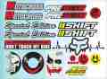 Yamaha YBR Custom stickers. 