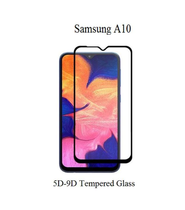 Samsung%20Galaxy%20A10%20Full%20Black%20Full%20Glue%20Edge%20To%20Edge%20Tempered%20Glass%20Screen%20Protector%20-%20Clear%20Front%20Glass%20-%20Image%206