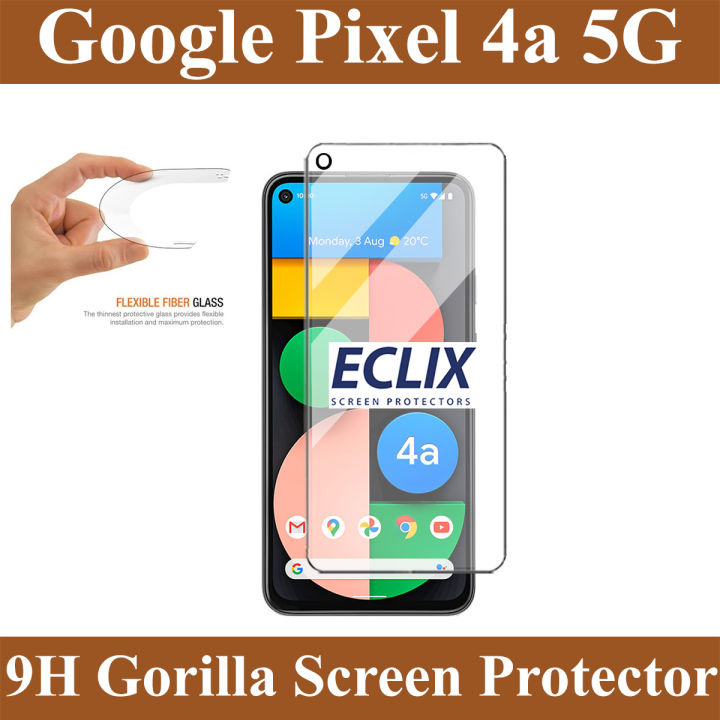 Google Pixel 4a 5G Tempered Glass Screen Protector (NO BLACK BORDER) Flexible 9H Gorilla Screen Guard Unbreakable Hammer Sheet For Pixel4A 5g - Transparent
