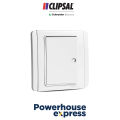 1 Gang 1 Way Switch White with Fluorescent, Light Switch Button, 1 Way Light Switch, Horizontal switch, NEO, Switches 10A 1 Gang Switch, White with Fluorescent Switch, Clipsal Switch - Clipsal by Schneider Electric - E3031H1-FWWW. 