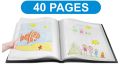ZSSI | A3 Presentation book | Display book | sheet file | 40 Clear Pockets | Art Portfolio Clear Book for Artwork | Report Sheet | Letter (Can Accommodate 16.5 X 12.1inch). 