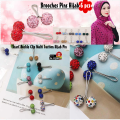 Scarf Buckle Clip Multi Fuction Muslim Brooches Pins Hijab rhinestone brooch wide Safety Scarf Pins For Women. 