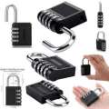 4 Digit Password Combination Lock for suitcase locker Travel bag ressetable code Number Padlock. 