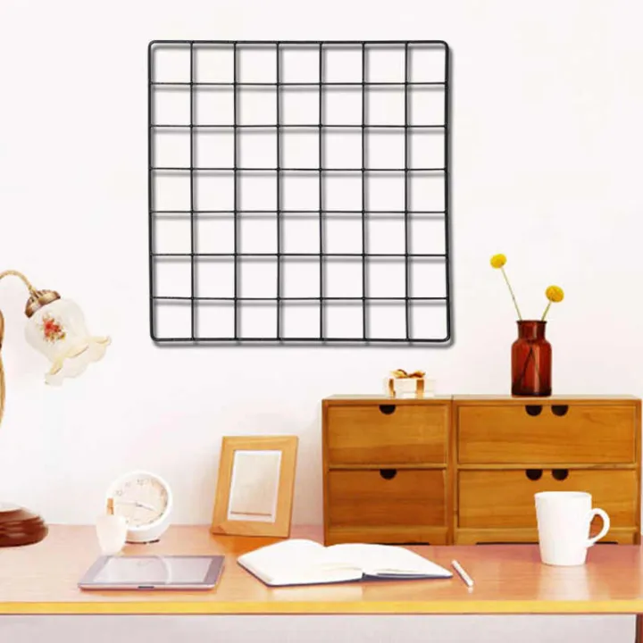 35CM%20Metal%20Wall%20Grid%20Panel%20for%20Home%20Decor%20and%20Office%20Storage%20-%20Black,%20Photo%20Display,%20Plant%20Hanging,%20and%20Message%20Board%20-%20Image%204