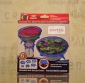 Cartza 6pcs Reusable Silicone Stretch Lids Covers Food Grade - Fits any Bowl or Container. 