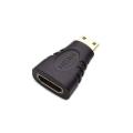 HDMI To Mini HDMI Connector, for new laptops/TV/LCD to convert HDMI to mini HDMI Black. 
