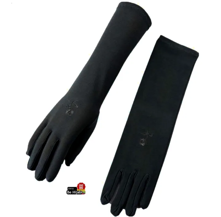 Ladies%20gloves%20black/woman%20cotton%20muslim%20hijab%20hand%20gloves,%20sun%20protecting%20gloves%20hijab%20gloves%20-%20Image%208