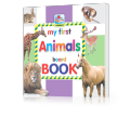 “My First Board Book Of ANIMALS”  Hard Bound Qaida  CD Size  Export Quality. 