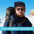 3 in 1 Winter Cap with Neck Warmer Scarf and Woollen Gloves Set and 1 Pair Socks. 