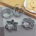 Stainless Steel Cookie Cutter Set – 12 Pieces with 4 Fun Shapes. 