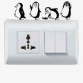 Zecor Gallery Cute Penguin Merch Switch Wall Sticker. 